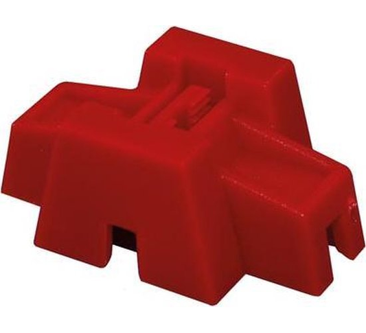 Toolland Clip, Tilevel nivelleringssysteem, kunststof, rood, 100 stuks