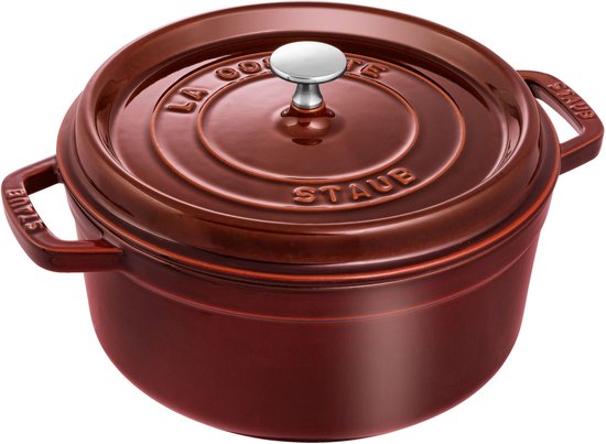 Staub Braadpan - Rond - 24 cm - Grenadine