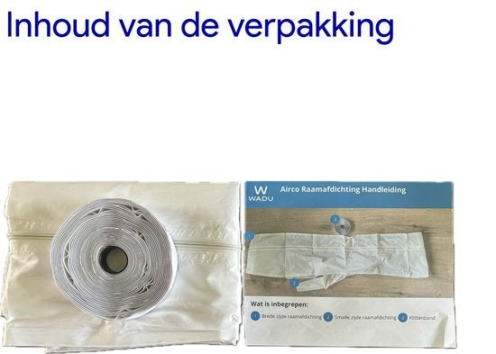 Airco raamafdichting inclusief Nederlandse handleiding - Tegen insecten - Transparant - 400cm