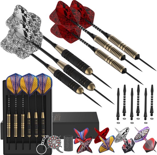 Dogma Premium Brass dartpijlen 6 stuks