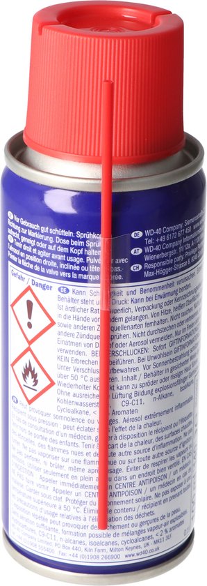 WD-40® Multi-Use Product Classic - Verdrijft vocht - Stopt piepen en kraken - Beschermt tegen roest en corrosie - Verwijdert vuil - Siliconenvrij - 100ml