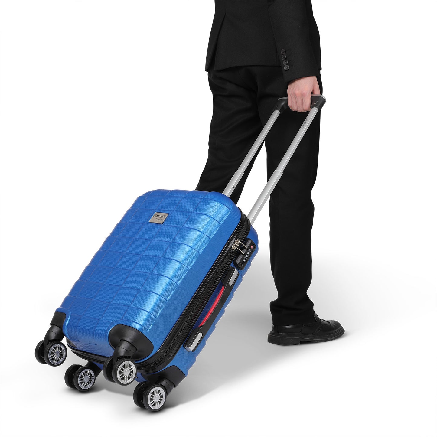Monzana Exopack Hardcase Koffer - 53x37x21 cm - Blauw