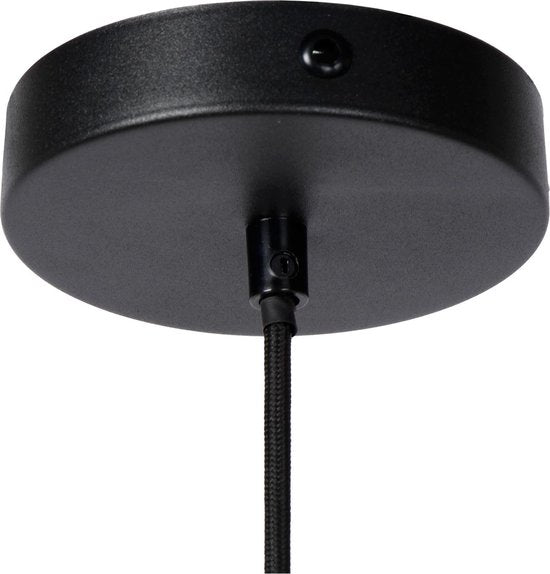 Lucide JOVA - Hanglamp - Ø 10 cm - 1xE27 - Zwart
