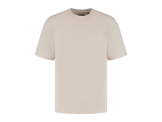 Boston Brothers Heavy Piqué T-shirt - Stretch - maat L - Off White