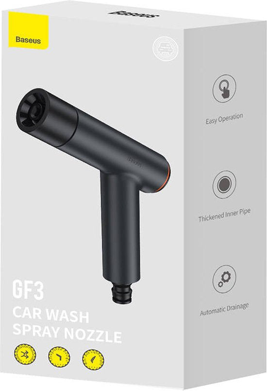 Watersproeier voor de Baseus GF3 tuinslang (zwart)