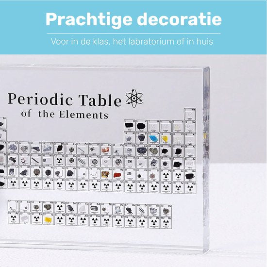 Periodiek Systeem der Elementen - Scheikunde - Chemie - Acrylic - Periodic Table - Natuurkunde