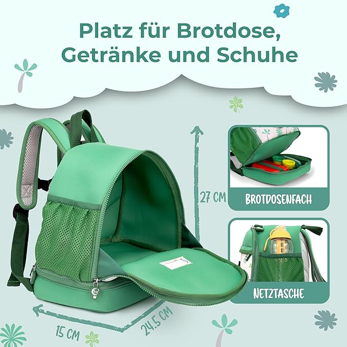 REISERACKER Kinderrugtas Adventure groen