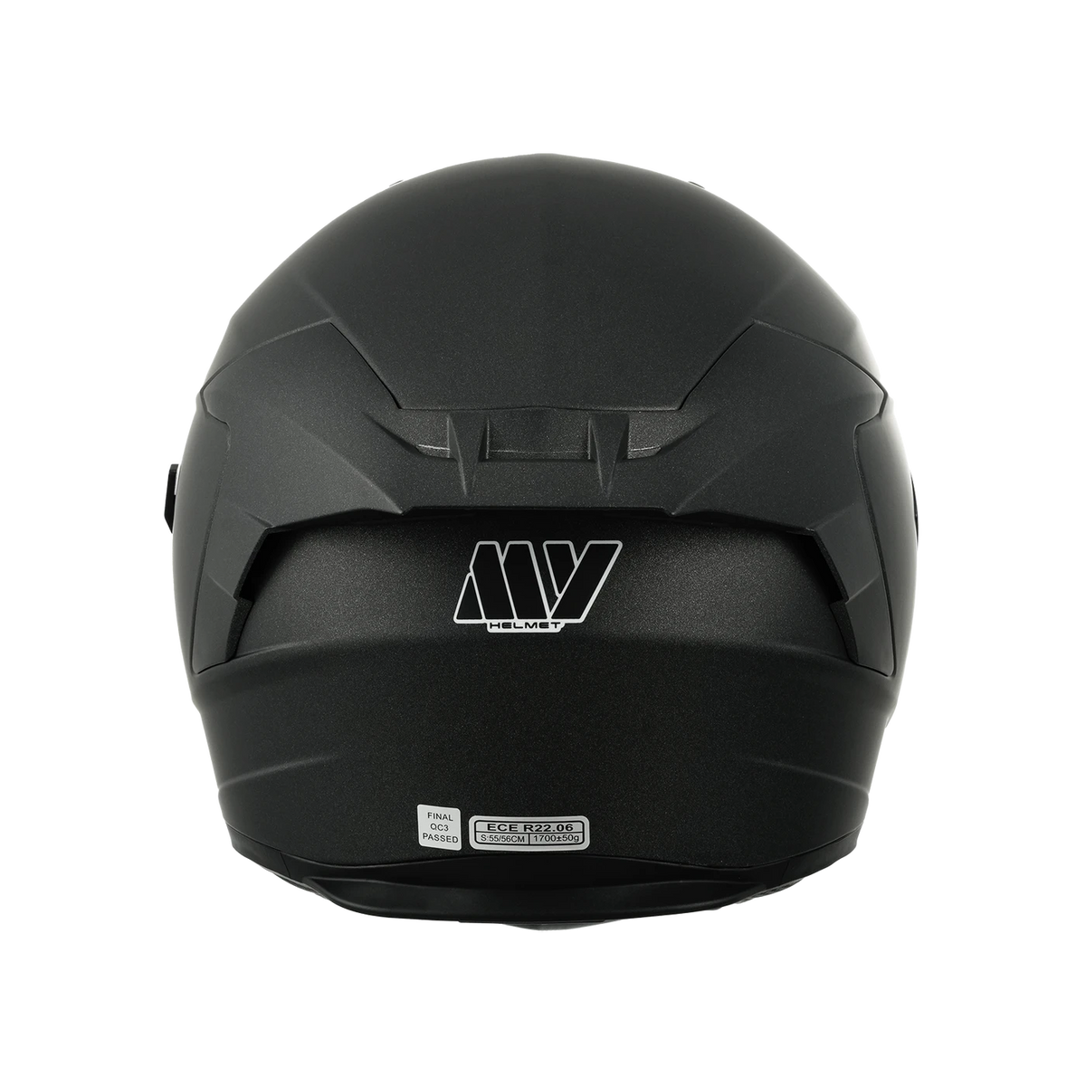 MY Integraalmotorhelm – ECE R 22.06 Gecertificeerd – Maat M – Mat Titane en Zwart – ABS
