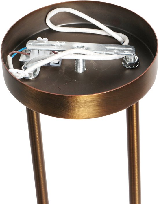 Steinhauer - hanglamp - Anthea - brons - glas metaal - design lamp - E27 - 4325BR