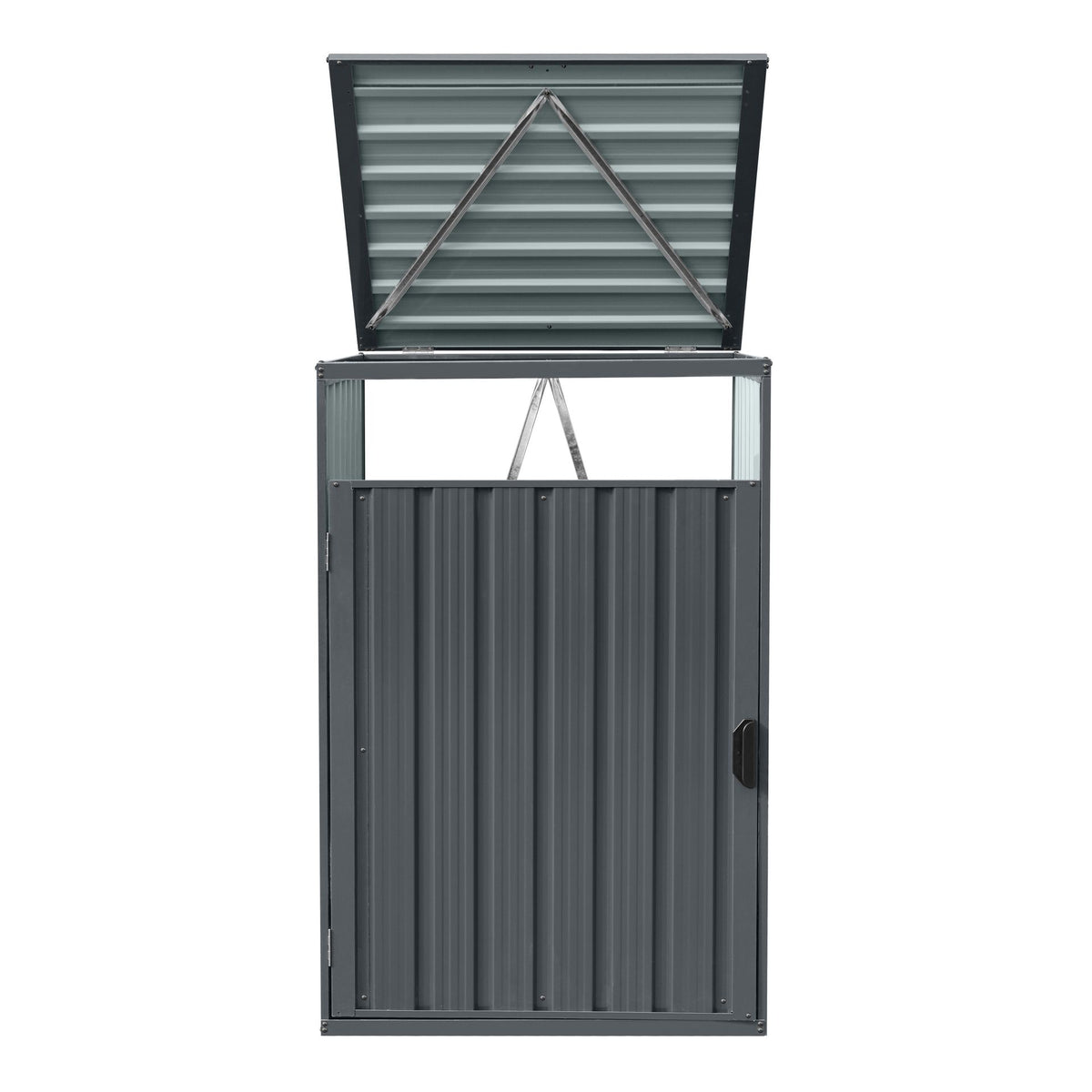 Axi Owen Metalen Containerombouw Antraciet - 1 Container - 80x80x122 cm
