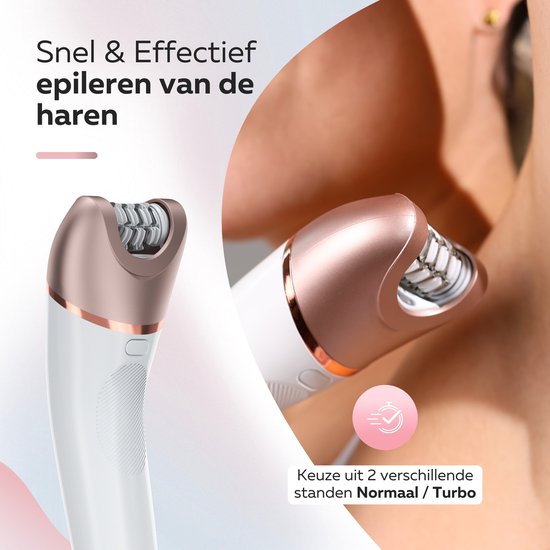 Beeperfect® 6 in 1 Epilator Voor Vrouwen - Scheerapparaat Vrouw - Bikinitrimmer - Ladyshave - Oplaadbaar - Waterdicht - 6 Opzetstukken