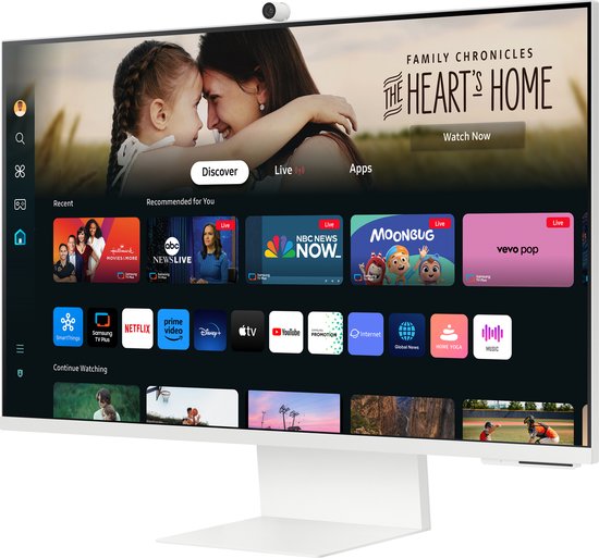 Samsung Smart M8 LS32DM801UUXEN - 4K Smart Monitor - Apple AirPlay - Tizen - Wi-Fi - 32 Inch