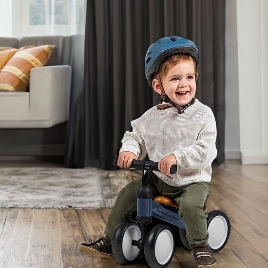 LifeGoods TurboToddler Loopfiets - Speelgoed Vanaf 1 jaar - Kinderstep - Marineblauw