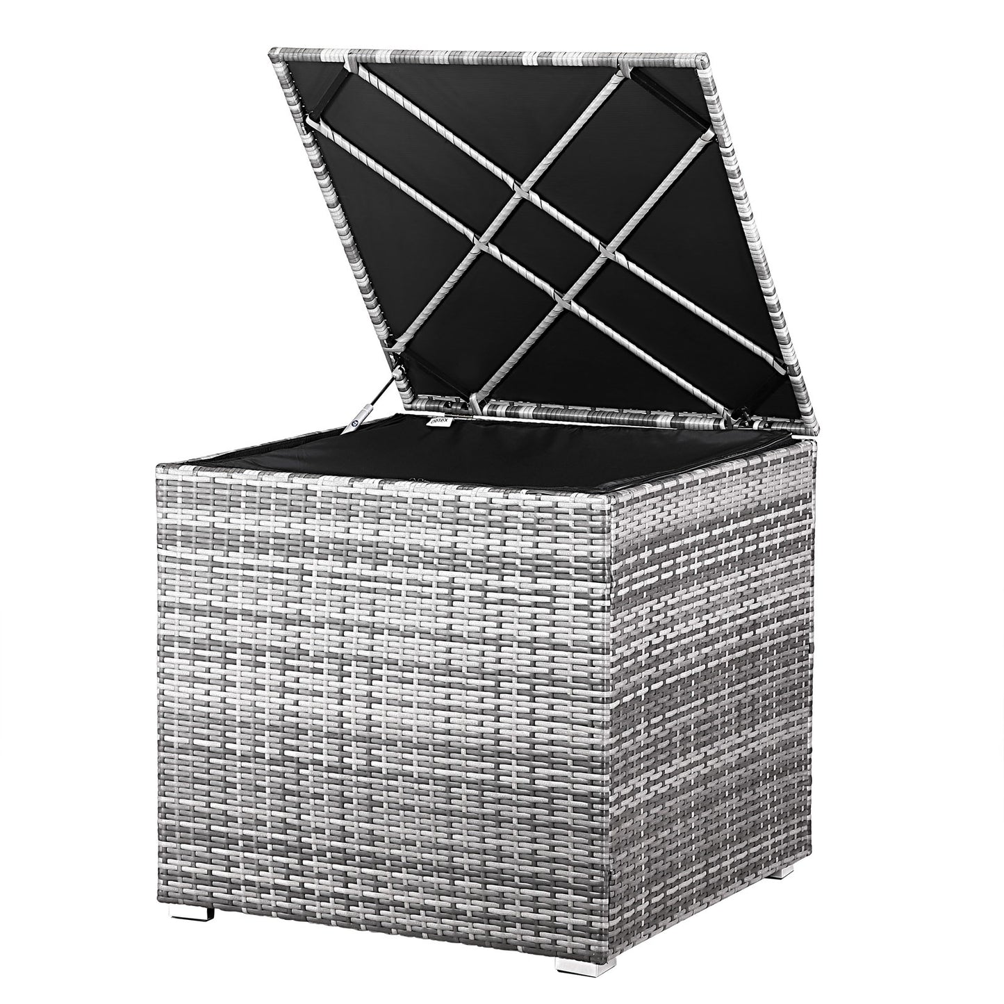 Casaria Kussenbox - Tuinkist - Kussenopslagbox - Grijs - 75x75x70cm
