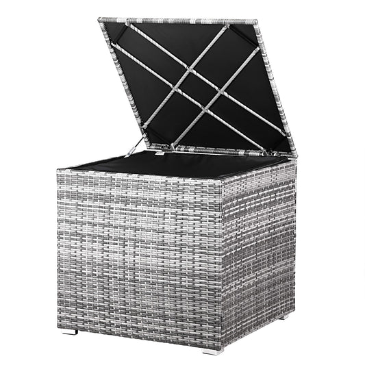 Casaria Kussenbox - Tuinkist - Kussenopslagbox - Grijs - 75x75x70cm
