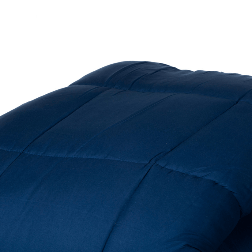 H&C Water Washed Quilt - Coastal Fjord Blue (140x200 cm)