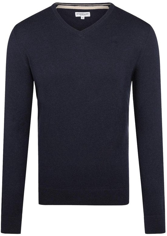 McGregor Trui V Hals Sweater Mm999 1201 01 2100 Marineblauw Mannen Maat - S