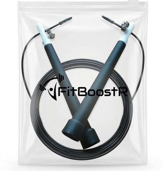 FitBoostR Verstelbaar Springtouw Volwassenen - Professionele Speedrope voor Fitness, Boksen & Crossfit - 3 Meter