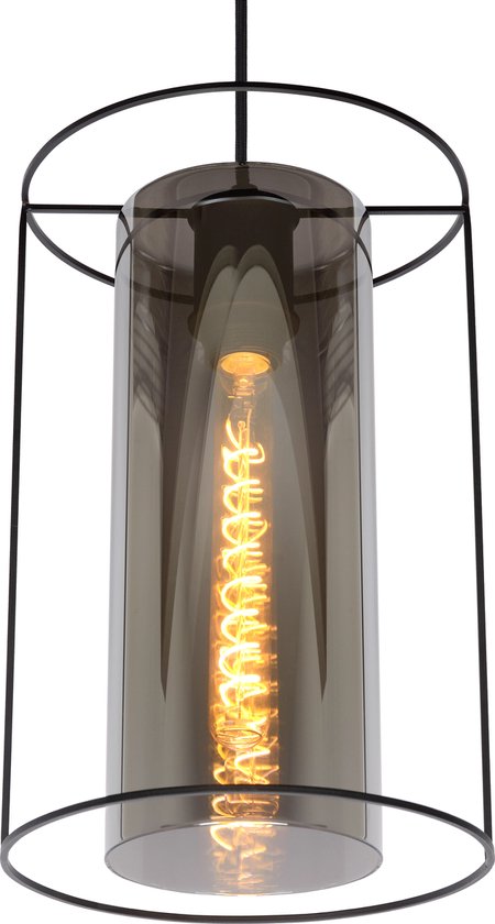 Lucide DOUNIA Hanglamp - Ø 25 cm - E27 - Zwart