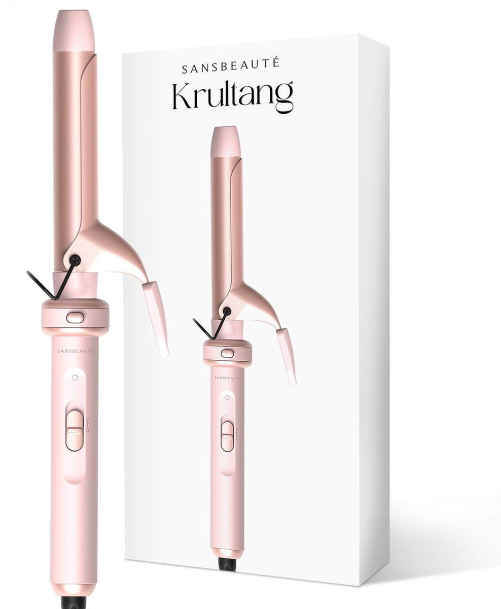 Sansbeauté® Krultang met Klem - 25mm - Keramische Haarkruller - Krultangen - Haarstyler - Krulborstel