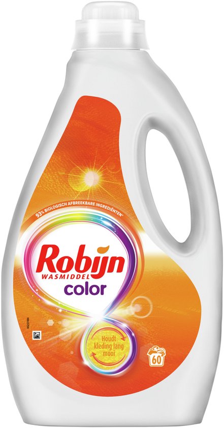 Robijn - Vloeibaar Wasmiddel - Color - 60 Wasbeurten