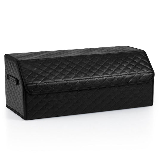 Coast Opvouwbare Kofferbakorganizer - Met deksel - Aanpasbare vakken - Zwart 30 x 69 x 27,5 cm