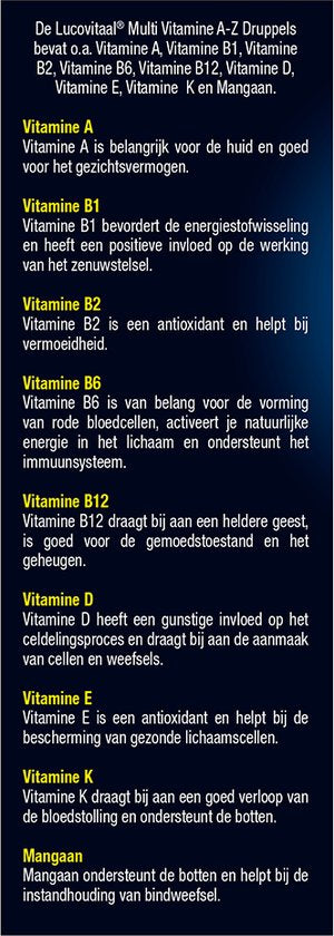 Lucovitaal Multi A-Z Druppels 50 ml
