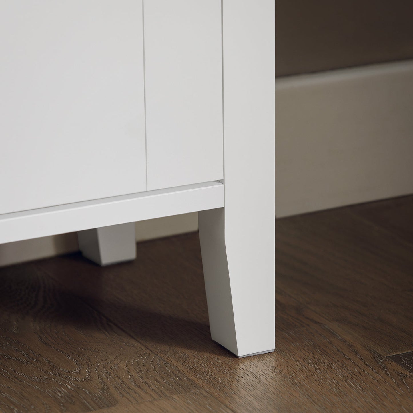 SoBuy Schoenenkast - 2 Kleppen- Klassiek  - 80 x 25 x 108 cm - Wit