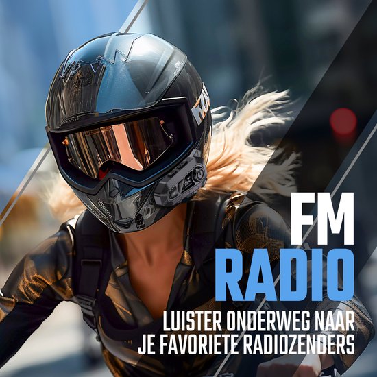 Tech Essentials R500 - Motorhelm Headset - Met Bluetooth 5.4 - Intercom - Radio - Harde microfoon - Brommer - Scooter
