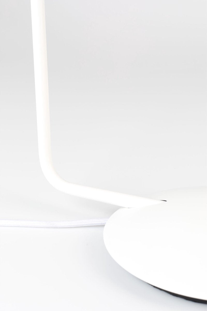 Zuiver Pixie Ijzere Bureaulamp - Wit - Snoerlengte 1.60 m - 230 V - 3W - 30x25x38.50