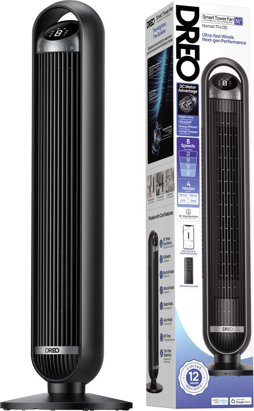 Dreo DR-HTF013S ventilator Zwart