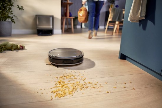 Philips – HomeRun 9000 Serie Stofzuig- & Dweilrobot – XU9100/10 – Zwart Kunststof – 8000 Pa Zuigkracht met All-in-One Station – Automatisch Legen & Reinigen – Ultieme Hygiëne