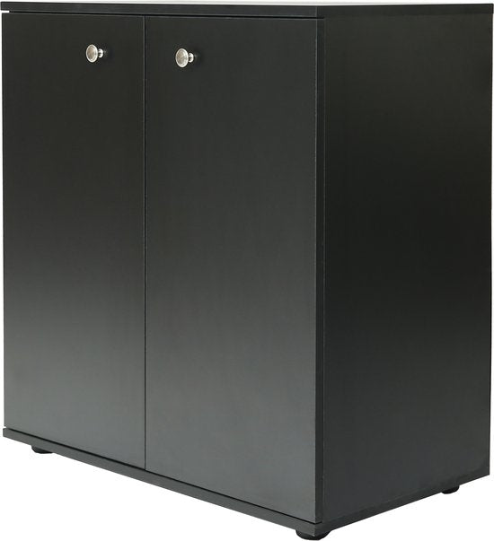 Archiefkast dressoir - opbergkast multifunctioneel - zwart