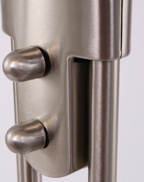 Steinhauer olet - Vloerlamp - 1 lichts - H 1800 mm - Staal