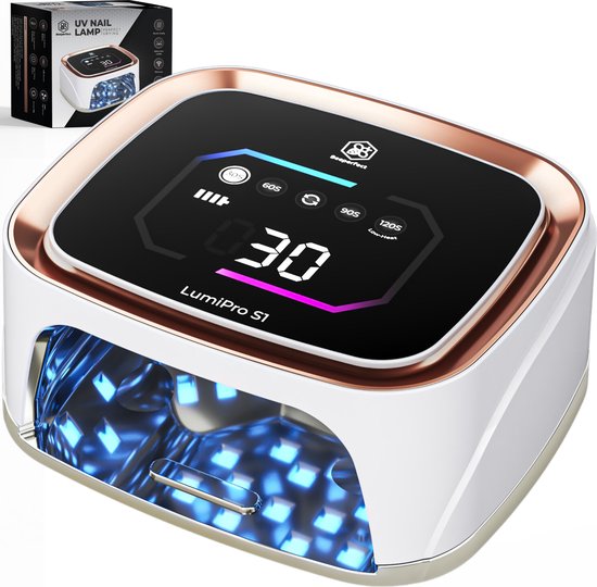 Beeperfect® UV Lamp Gelnagels - Nagellamp - UV Led - Nageldroger - Draadloos - Reflecterende binnenkant - Rose Goud