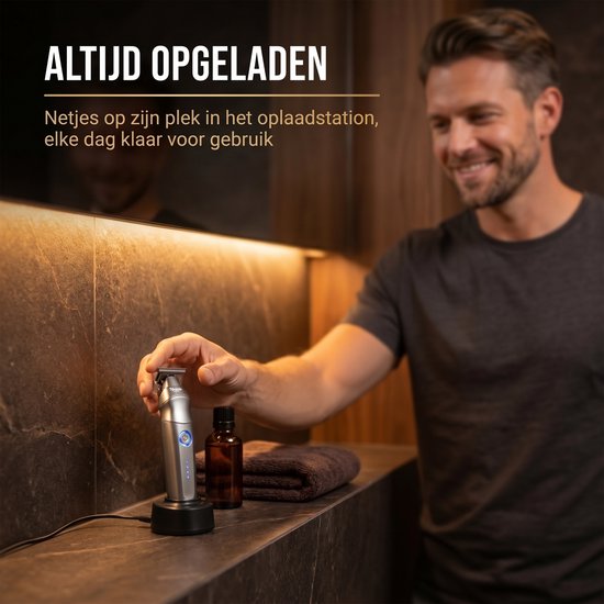 Tondeuse Mannen Hoofdhaar - Trimmer Set voor Hoofd en Baard - Baardtrimmer en Haartrimmer - USB C