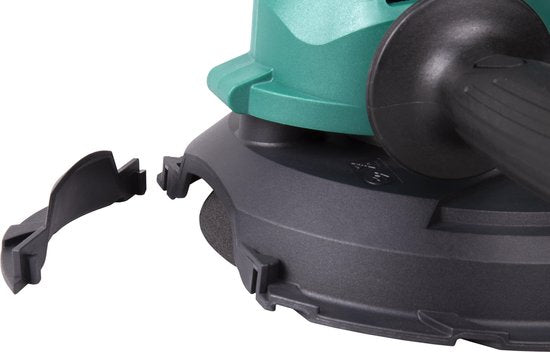 VONROC DS501AC Schuurmachine – 750W – Ø180 mm Schuurzool – Met Stofafzuiging - Slang - Opvangzak - 8 Schuurvellen