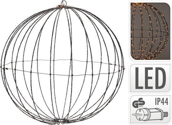 LED kerstbal met 240 lampjes Ø 40cm, extra warm wit