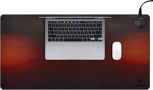 imoshion Verwarmde Bureau Onderlegger - 90 x 45 cm - 3 Standen - 40 tot 60 Graden - Verwarmde Muismat XXL - Bureau Accessoires - Antislip Muismat XXL - Zwart