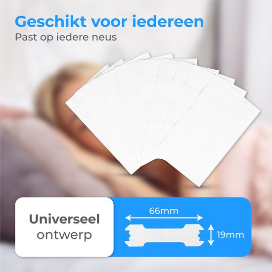 Nuvance - Neusstrips 50 Stuks - Neuspleisters - Transparant - Anti Snurk Pleisters voor Goede Nachtrust - Neusspreider - Stop met Snurken