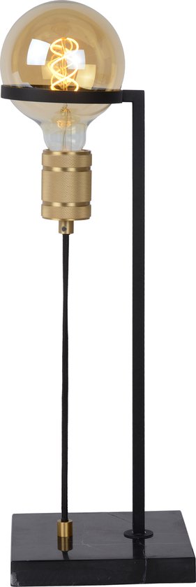 Lucide OTTELIEN - Tafellamp - 1xE27 - Zwart
