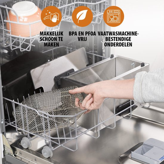 Tristar Frituurpan 3 liter - FR-6946 - Frituese 2000W - Koud zone - RVS