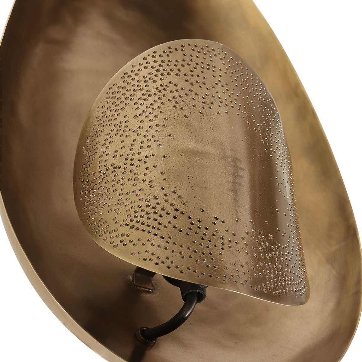 Anne Lighting wandlamp Brassi - brons - metaal - 3680BR