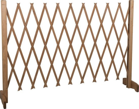 Maxxpro Hondenhek - Uittrekbaar tot 117cm - voor Trap of Deuropening - Hout