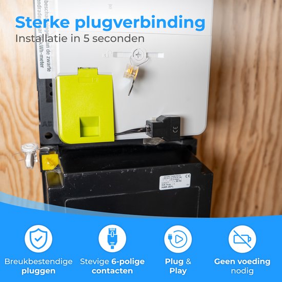 Nuvance P1 Splitter - Passief - Geschikt voor Homewizard - P1 Meter, Laadpaal, Energiemeter, Slimme Meter - RJ12 Poort