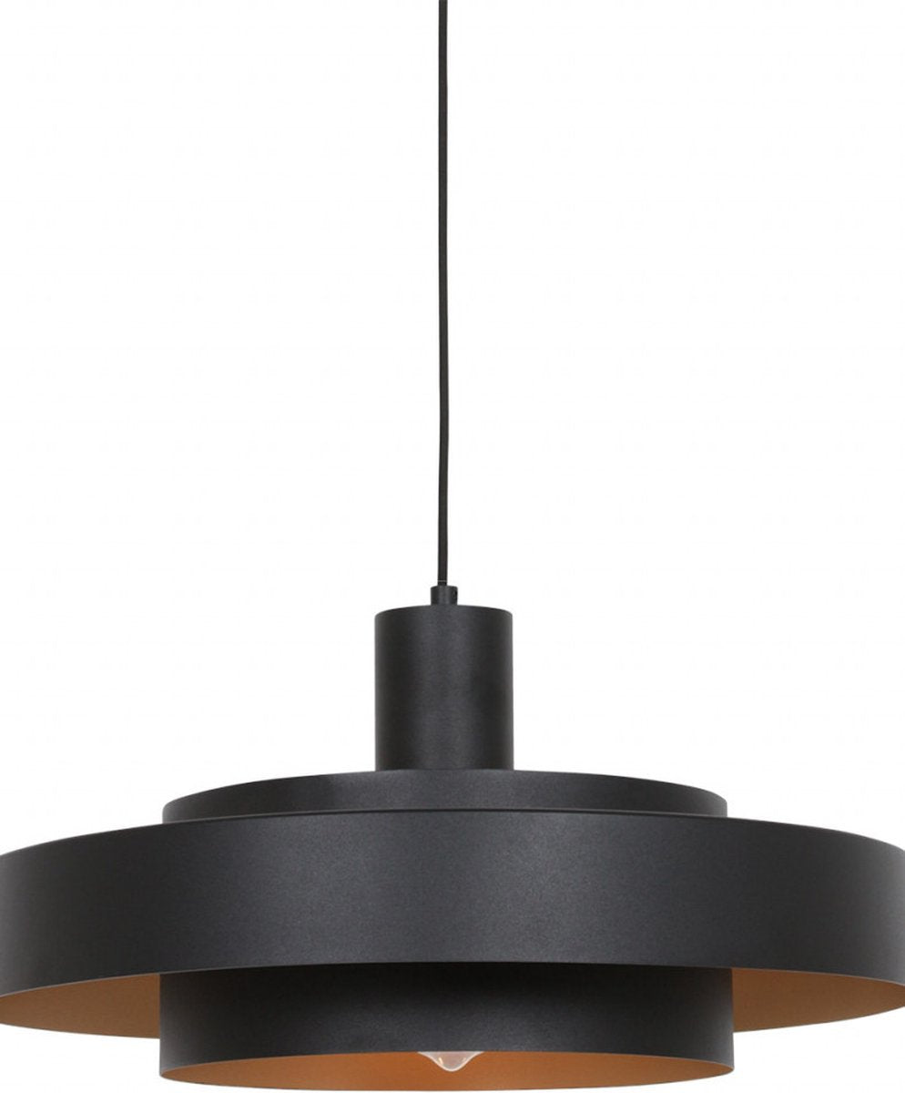Anne Lighting Hanglamp Flinter – Ø50 cm – Metaal – E27 – Zwart