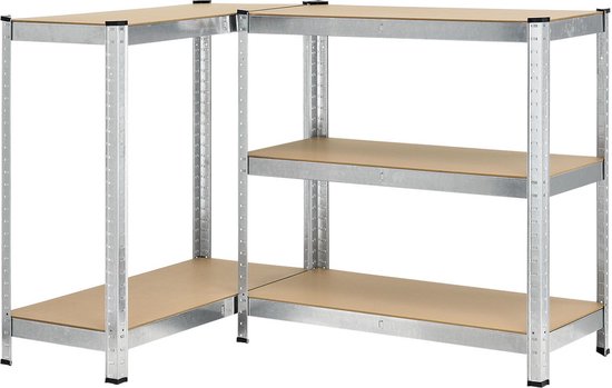 2 stuks Magazijnstelling / Opbergrek - Basic - 180 x 90 x 40 cm