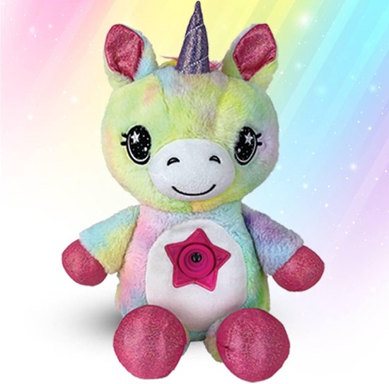 StarBelly Dream Lites - Regenboog Eenhoorn - knuffel - Sterrenprojector - Nachtlampje - Kinderen