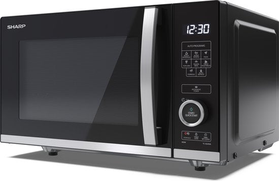 Sharp YC-QS204AE-B Platte Magnetron - 800W - 20ltr - zwart