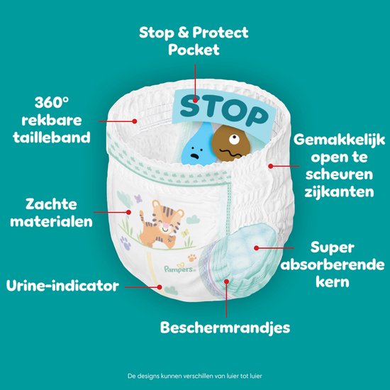 Pampers Baby-Dry Pants Luierbroekjes Maat 5 - 160 Luierbroekjes - 11kg-17kg - Maandbox